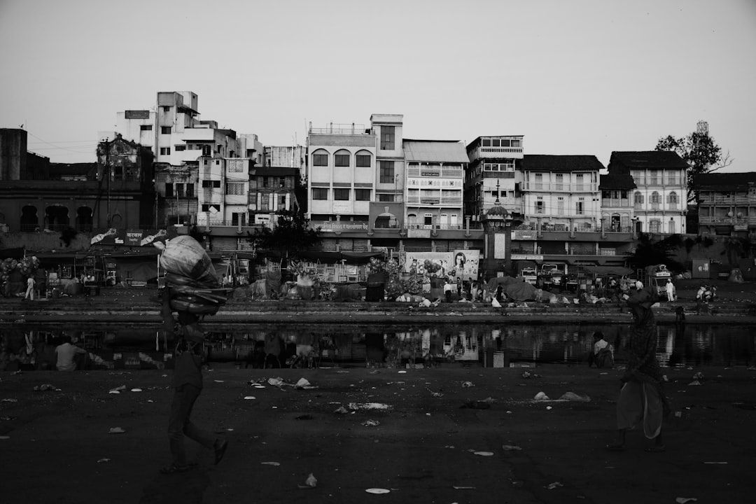 Photo Polluted cityscape