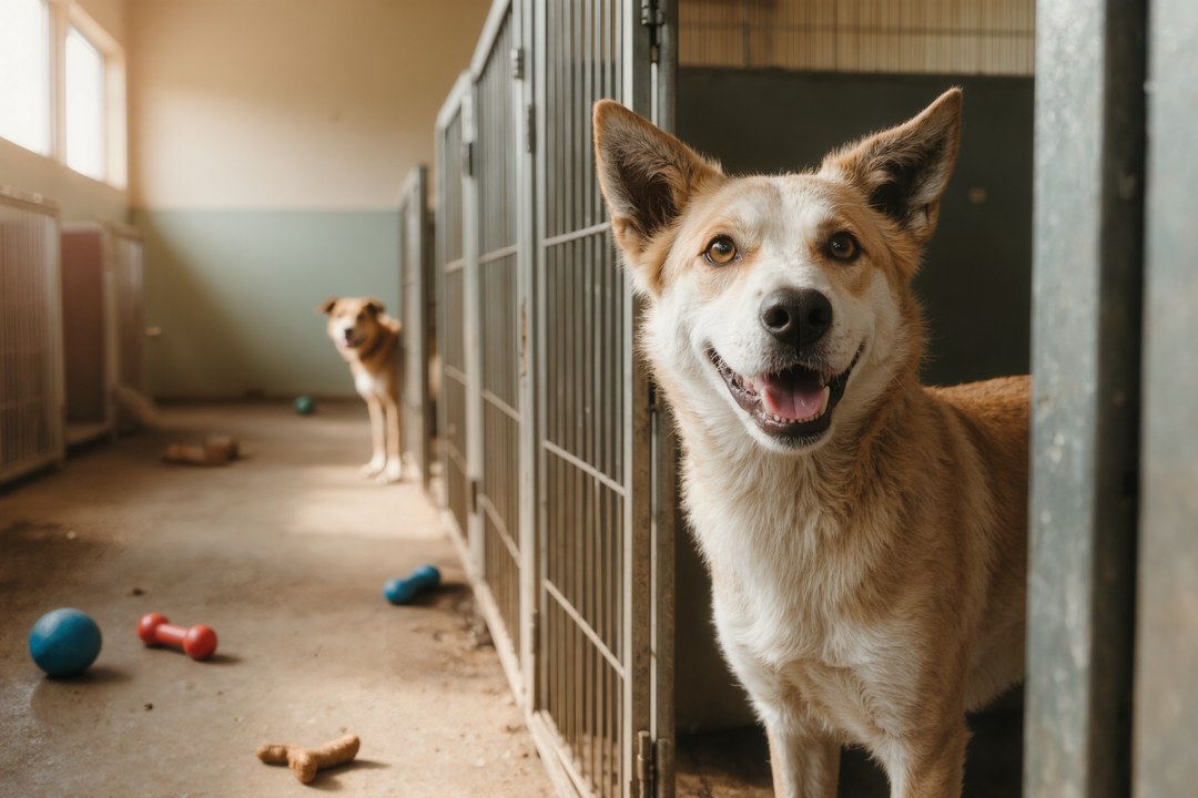Photo Happy dog