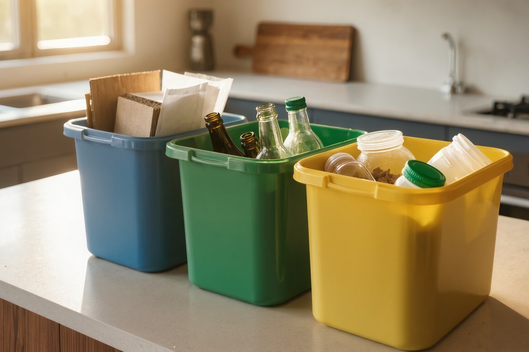 Photo Recycling bins