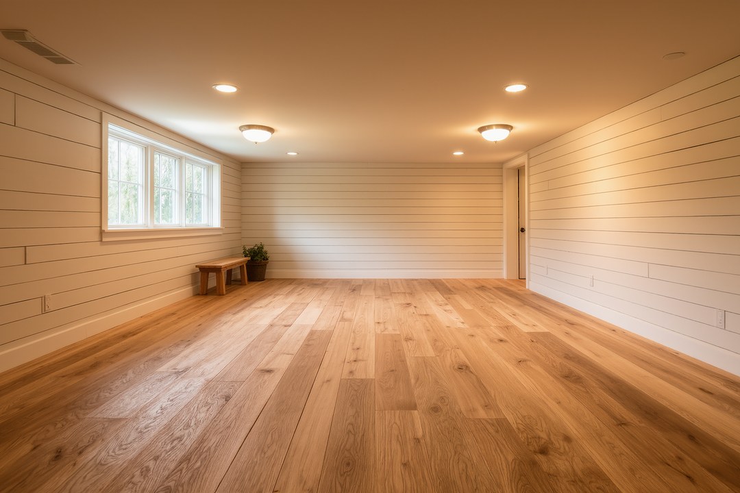 Photo Renovated basement