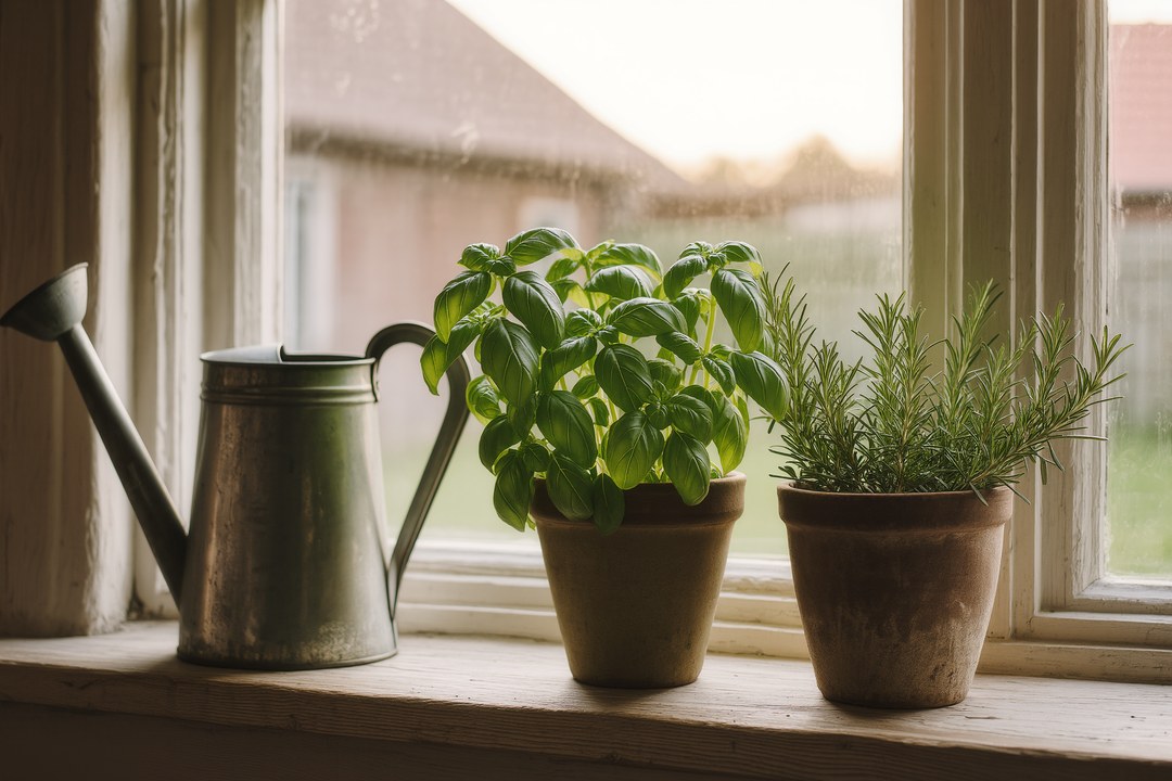 Photo Herb garden