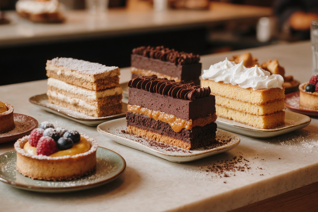 Photo Delicious cakes