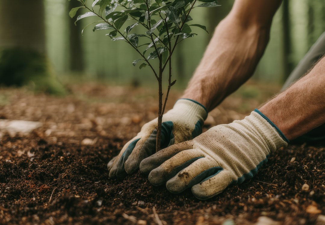 Photo Volunteers planting trees