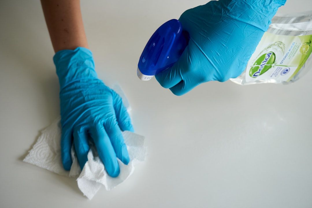 Photo Eco-friendly cleaning products
