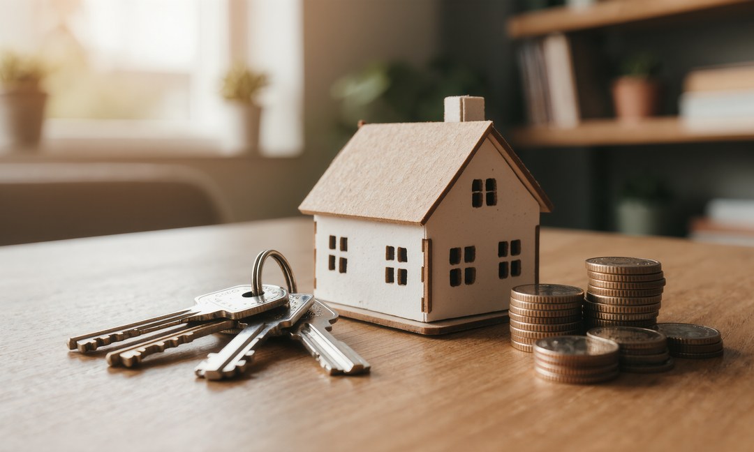 Photo House with money